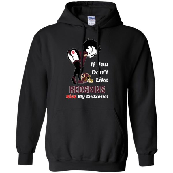 image 463 600x600px Betty Boop If you don't like Redskins kiss my endzone t shirt, hoodies, tank