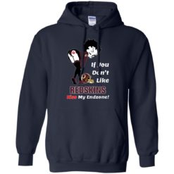 image 464 247x247px Betty Boop If you don't like Redskins kiss my endzone t shirt, hoodies, tank