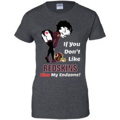 image 467 247x247px Betty Boop If you don't like Redskins kiss my endzone t shirt, hoodies, tank