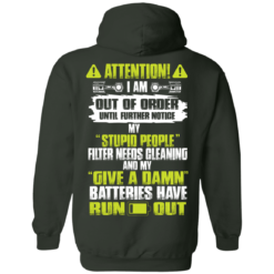 image 522 247x247px Attention I Am Out Of Order Until Further Notice, My Stupid People Filter Needs Cleaning T Shirts, Hoodies, Tank