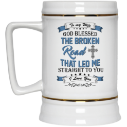 image 531 247x247px To My Wife Mug God Blessed The Broken Road That Led Me Straight To You Coffee Mug