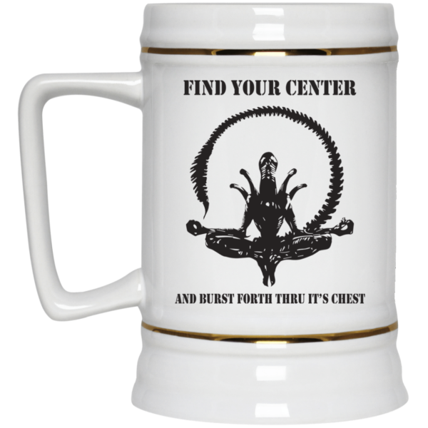 image 553 600x600px Find Your Center And Burst Forth Thru Its Chest Alien Coffee Mug