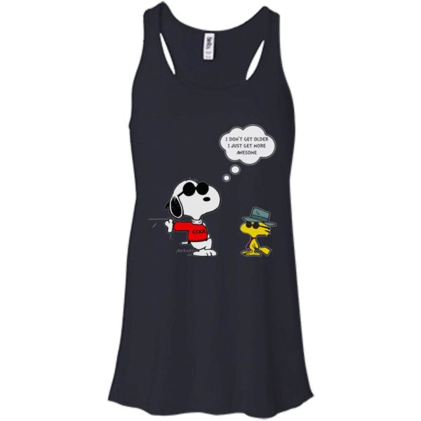 image 627 600x600px Snoopy I dont get older I just get more awesome t shirts, hoodies, tank