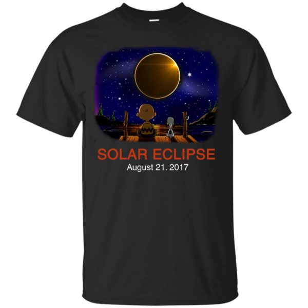 image 72 600x600px Total Solar Eclipse 2017 – Snoopy And Charlie Brown T Shirts, Hoodies, Tank