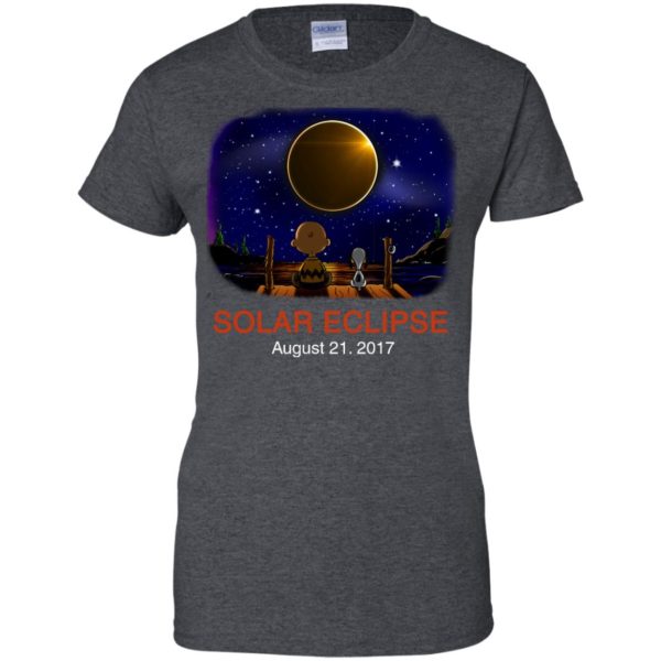 image 81 600x600px Total Solar Eclipse 2017 – Snoopy And Charlie Brown T Shirts, Hoodies, Tank