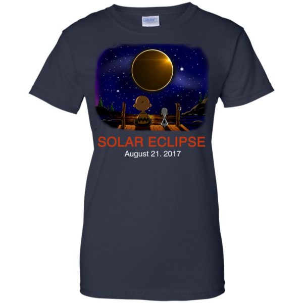 image 82 600x600px Total Solar Eclipse 2017 – Snoopy And Charlie Brown T Shirts, Hoodies, Tank