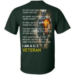 image 1 247x247px I am a US Veteran my eyes have seen things yours have not back side t shirt, hoodies