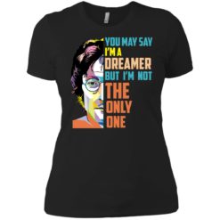 image 134 247x247px John Lennon: You may say I'm a dreamer but I'm not the only one t shirt