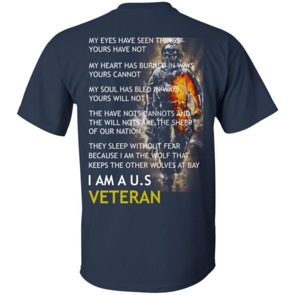 image 2 600x600px I am a US Veteran my eyes have seen things yours have not back side t shirt, hoodies