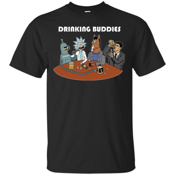 image 34 600x600px Drinking Buddies with Rick and Morty's Szechuan sauce, Ailen drinking T Shirts, Hoodies