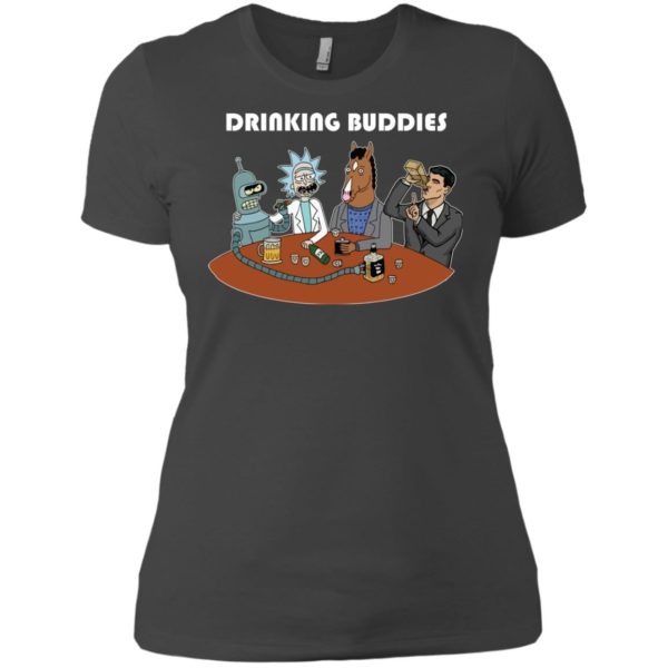 image 41 600x600px Drinking Buddies with Rick and Morty's Szechuan sauce, Ailen drinking T Shirts, Hoodies