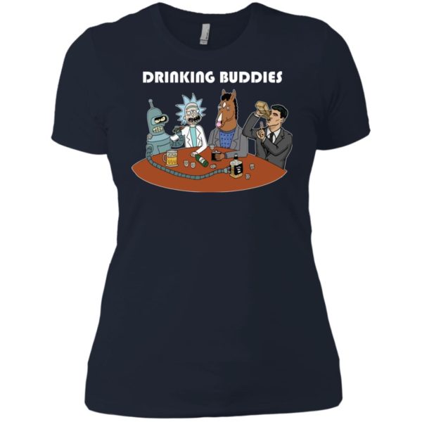 image 42 600x600px Drinking Buddies with Rick and Morty's Szechuan sauce, Ailen drinking T Shirts, Hoodies