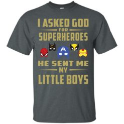 image 451 247x247px I Asked God For Superheroes He Sent Me My Little Boys T Shirts, Hoodies, Tank Top