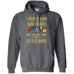 image 455 247x247px I Asked God For Superheroes He Sent Me My Little Boys T Shirts, Hoodies, Tank Top