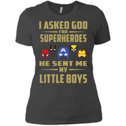 image 457 247x247px I Asked God For Superheroes He Sent Me My Little Boys T Shirts, Hoodies, Tank Top