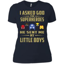 image 458 247x247px I Asked God For Superheroes He Sent Me My Little Boys T Shirts, Hoodies, Tank Top