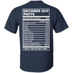 image 643 247x247px December Guy Facts Servings Per Container 24/7 T Shirts