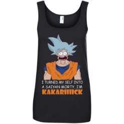 image 738 247x247px Goku and Morty: I Turned My Self Into A Saiyan Morty, I’m Kakariiiick T Shirts, Hoodies, Tank