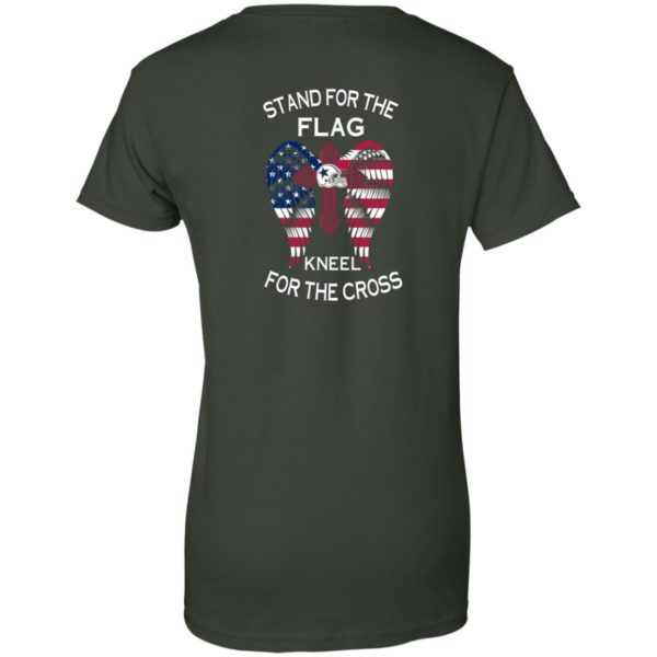 image 906 600x600px Dallas Cowboys Stand For The Flag Kneel For The Cross T Shirts, Hoodies, Sweater