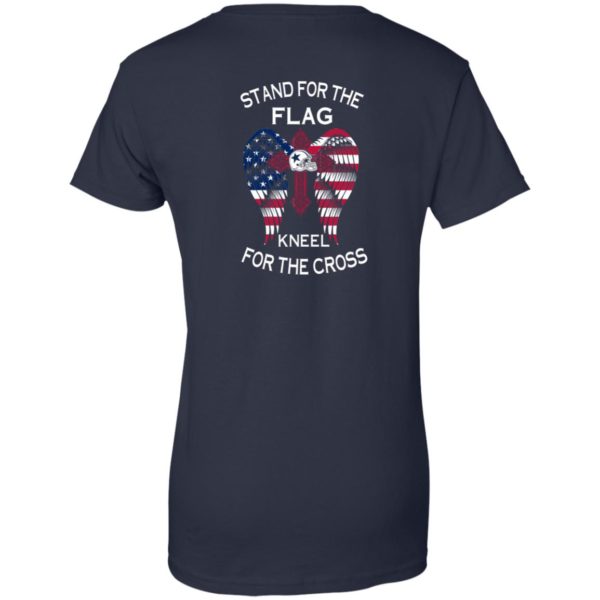 image 907 600x600px Dallas Cowboys Stand For The Flag Kneel For The Cross T Shirts, Hoodies, Sweater