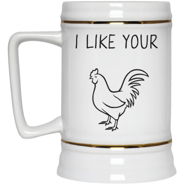 image 92 600x600px I Like Your Chicken Funny Coffee Mug