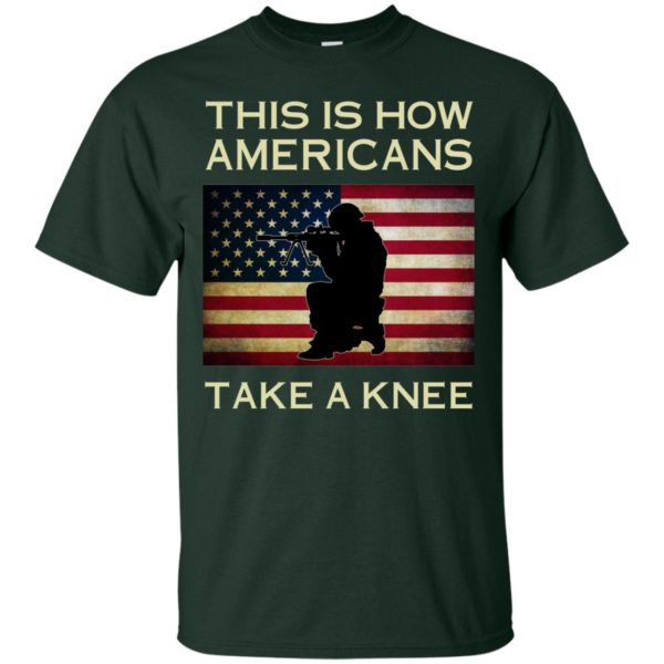 image 920 600x600px This Is How Americans Americans Take A Knee T Shirts, Hoodies, Tank