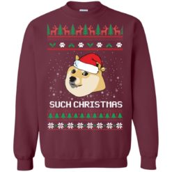 image 1023 247x247px Such Christmas Doge Ugly Christmas Sweater