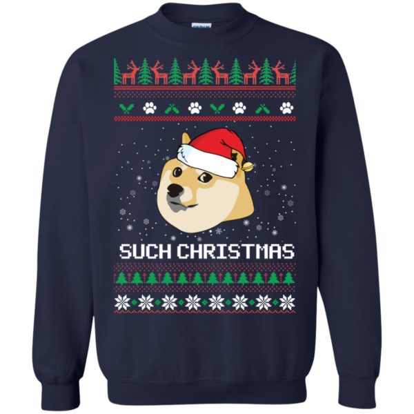 image 1024 600x600px Such Christmas Doge Ugly Christmas Sweater