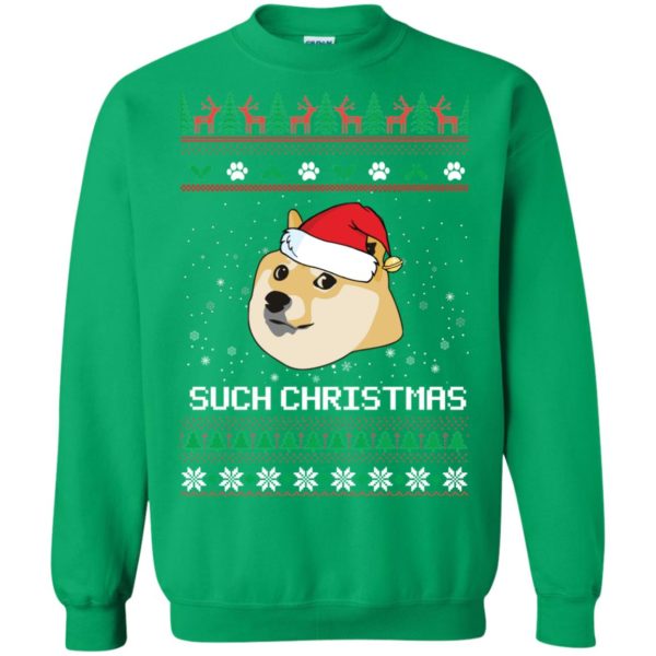 image 1031 600x600px Such Christmas Doge Ugly Christmas Sweater