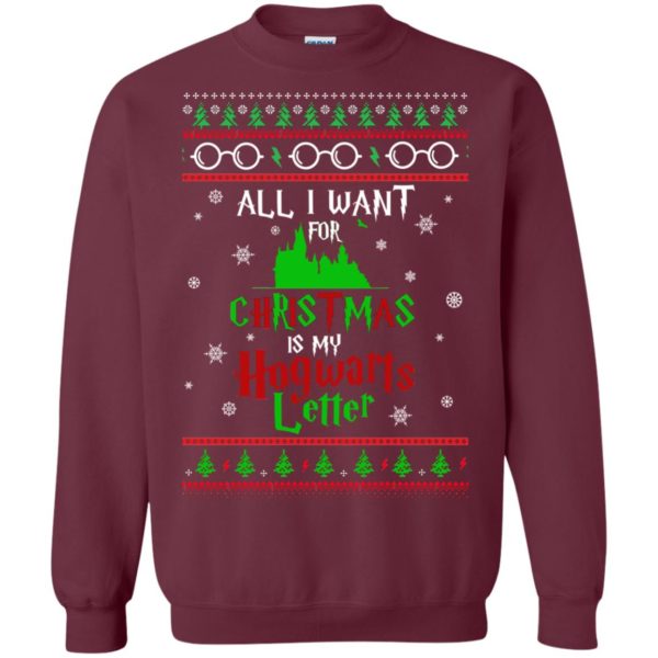 image 1034 600x600px Harry Potter Sweater: All I Want Is My Hogwarts Letter Ugly Christmas