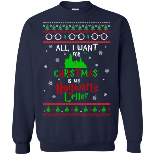 image 1035 600x600px Harry Potter Sweater: All I Want Is My Hogwarts Letter Ugly Christmas