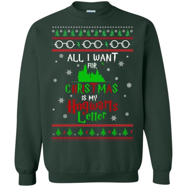 image 1037 600x600px Harry Potter Sweater: All I Want Is My Hogwarts Letter Ugly Christmas