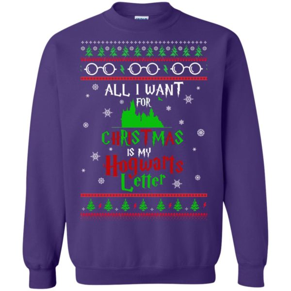 image 1040 600x600px Harry Potter Sweater: All I Want Is My Hogwarts Letter Ugly Christmas