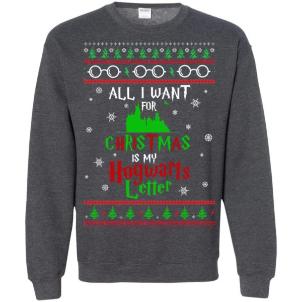 image 1043 600x600px Harry Potter Sweater: All I Want Is My Hogwarts Letter Ugly Christmas