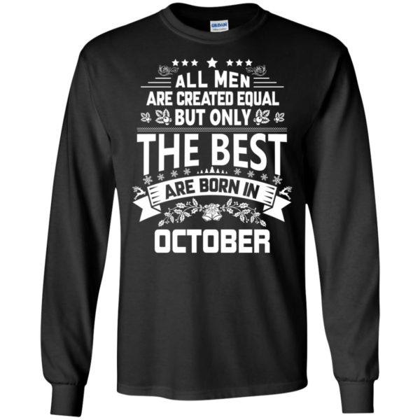 image 1105 600x600px Jason Statham: All Men Are Created Equal The Best Are Born In October T Shirts