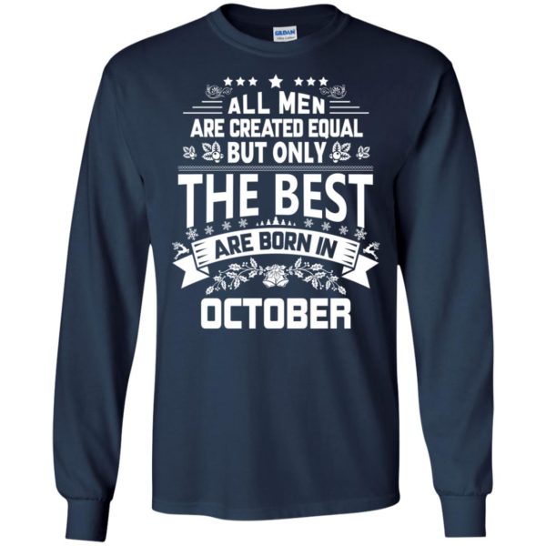 image 1106 600x600px Jason Statham: All Men Are Created Equal The Best Are Born In October T Shirts