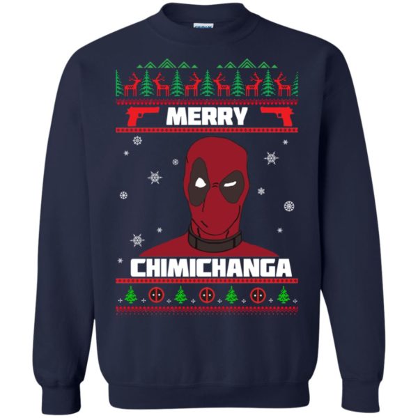 image 1254 600x600px Deadpool: Merry Chimichanga Christmas Sweater