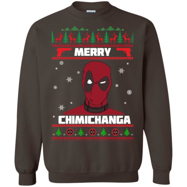 image 1258 600x600px Deadpool: Merry Chimichanga Christmas Sweater