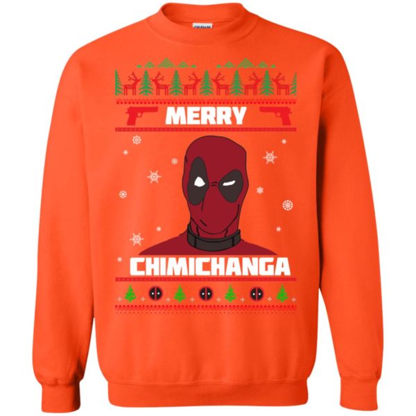 image 1260 600x600px Deadpool: Merry Chimichanga Christmas Sweater
