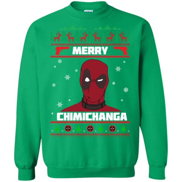 image 1261 600x600px Deadpool: Merry Chimichanga Christmas Sweater