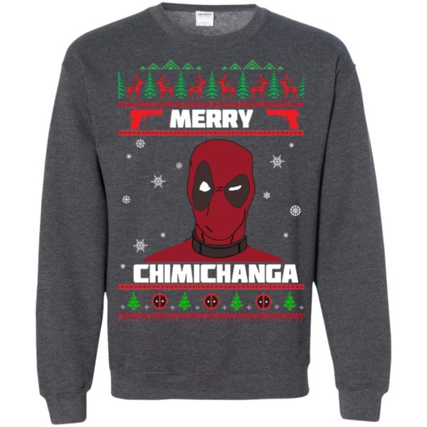 image 1262 600x600px Deadpool: Merry Chimichanga Christmas Sweater