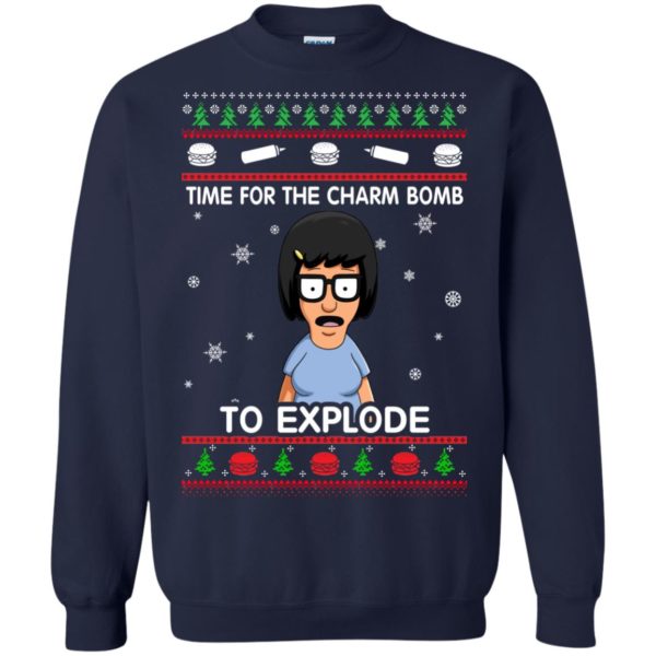 image 1265 600x600px Bob’s Burgers: Time For The Charm Bomb To Explode Christmas Sweater