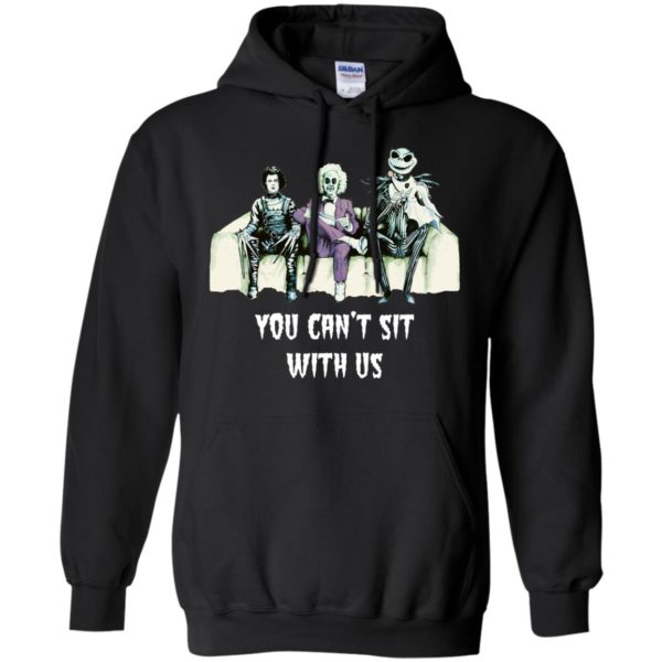 image 1277 600x600px Beetlejuice, Edward, Jack: You can’t sit with us t shirt, hoodies, tank top