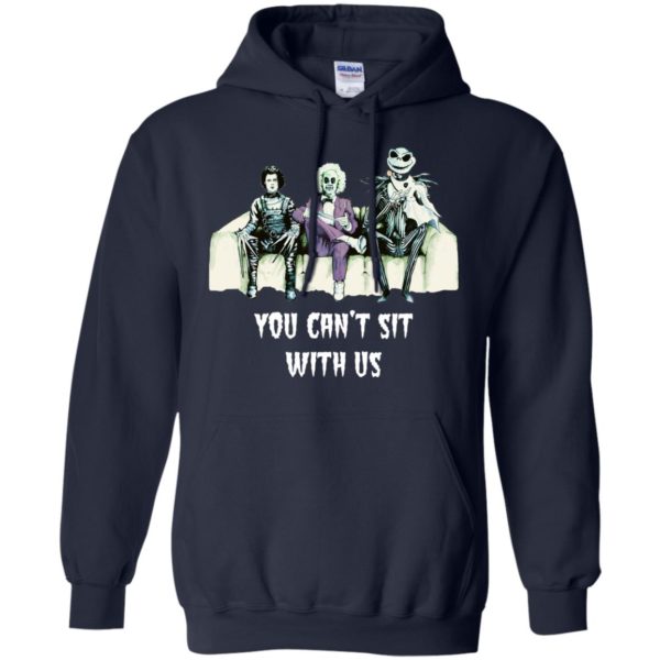 image 1278 600x600px Beetlejuice, Edward, Jack: You can’t sit with us t shirt, hoodies, tank top