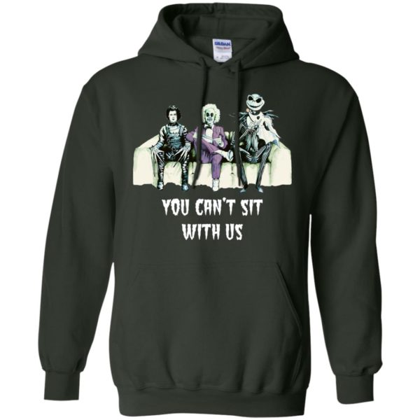 image 1279 600x600px Beetlejuice, Edward, Jack: You can’t sit with us t shirt, hoodies, tank top