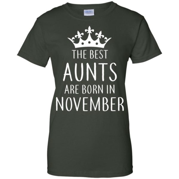 image 129 600x600px The Best Aunts Are Born In November T Shirts, Hoodies, Tank