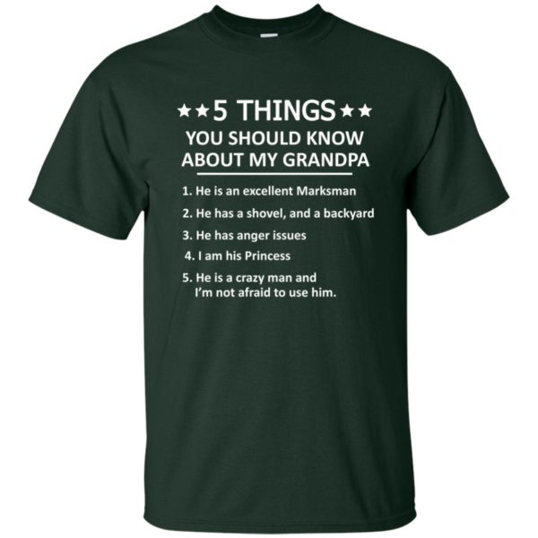 image 1341 600x600px 5 Things you should know about my grandpa t shirt, hoodies, tank top