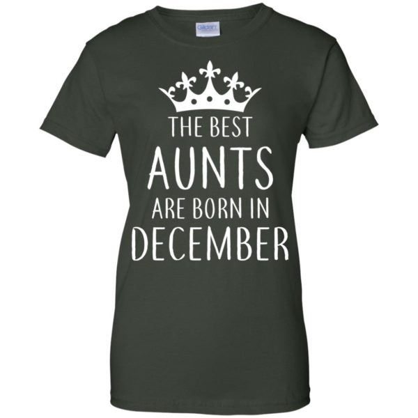image 140 600x600px The Best Aunts Are Born In December T Shirts