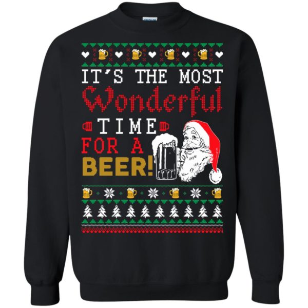 image 1498 600x600px It's The Most Wonderful Time For A Beer Christmas Sweater