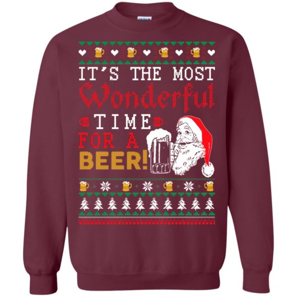 image 1499 600x600px It's The Most Wonderful Time For A Beer Christmas Sweater